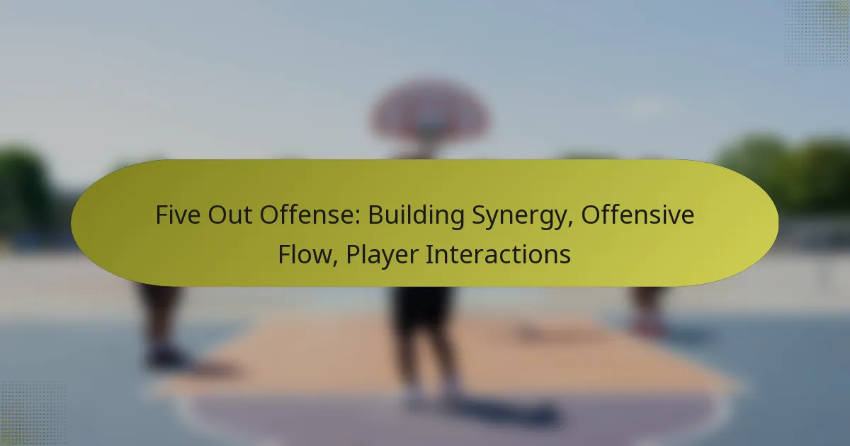 Five Out Offense: Building Synergy, Offensive Flow, Player Interactions