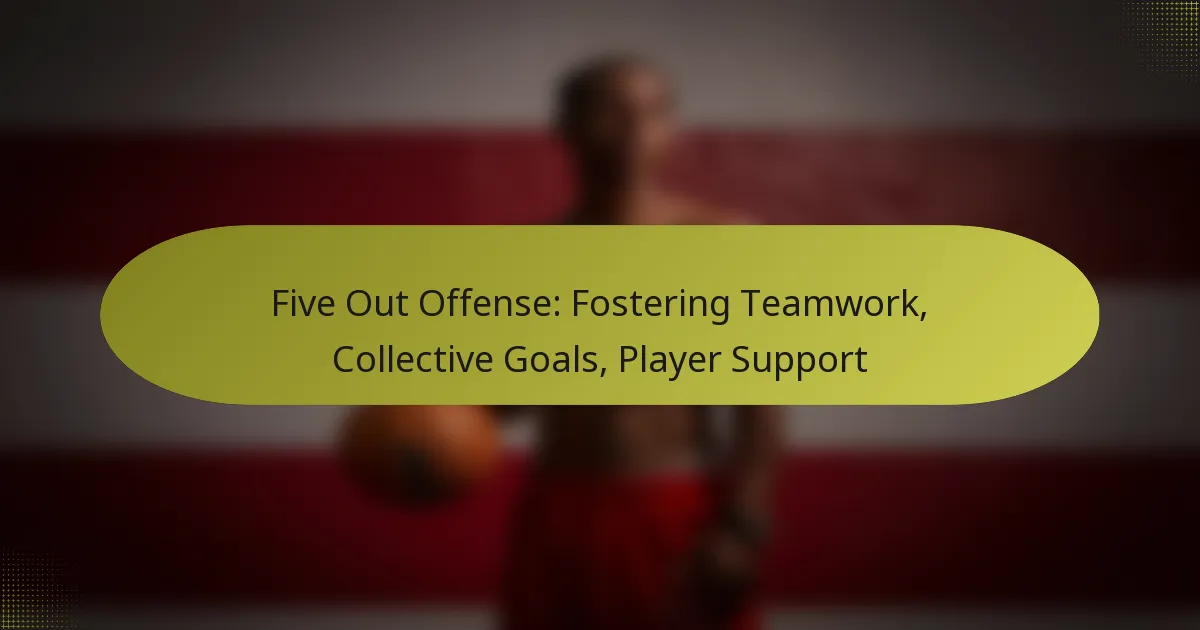 Five Out Offense: Fostering Teamwork, Collective Goals, Player Support