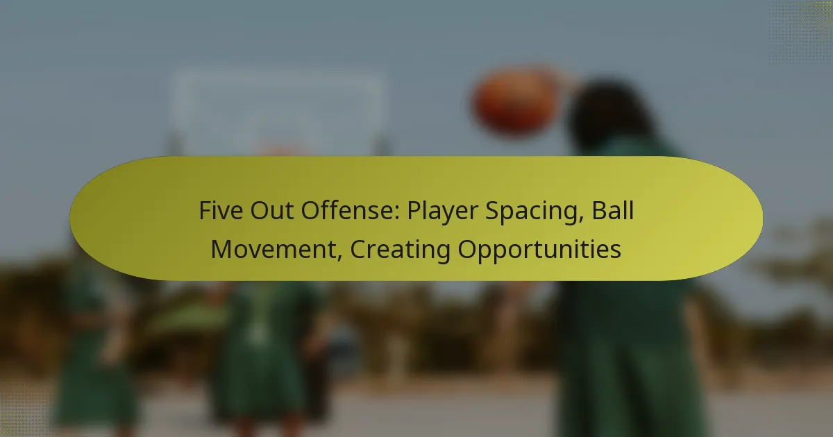 Five Out Offense: Player Spacing, Ball Movement, Creating Opportunities