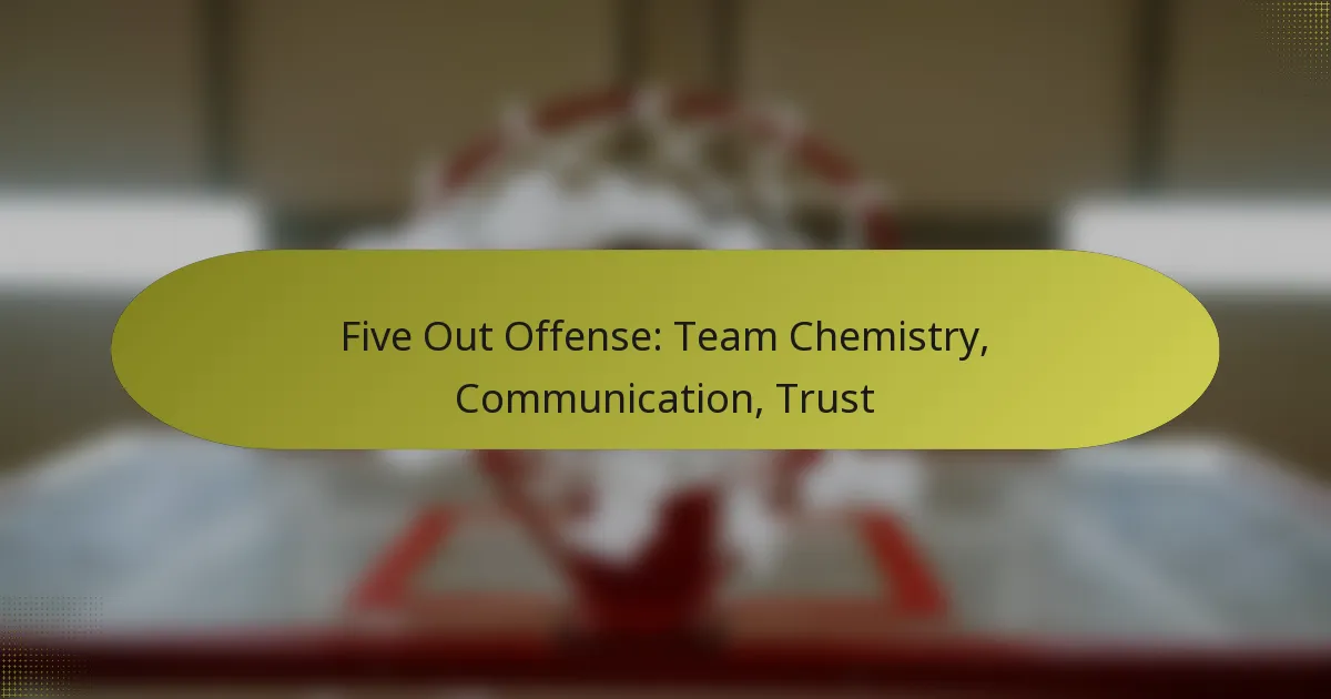 Five Out Offense: Team Chemistry, Communication, Trust